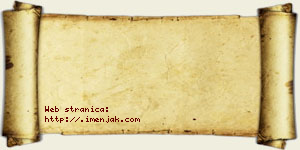 Momčilo Trnjaković vizit kartica